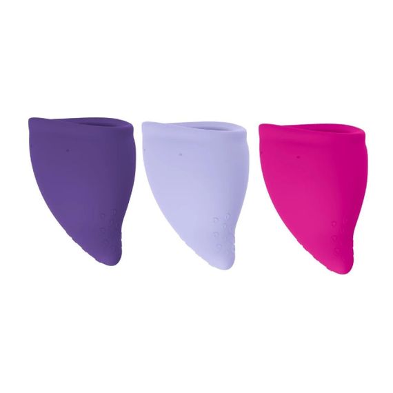 Менструальна чаша Fun Factory FUN CUP SIZE B Purple, багаторазова, діаметр 4,3 см, об’єм 30 мл Sex Aura | Зображення 1