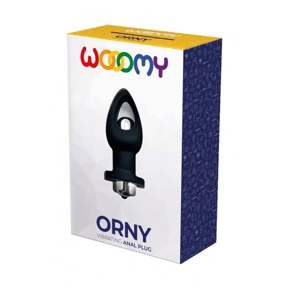 Анальна пробка Wooomy Orny зі знімною віброкулею, 1 режим вібрації, діаметр 3,6 см, довжина 8,4 см | Зображення 2