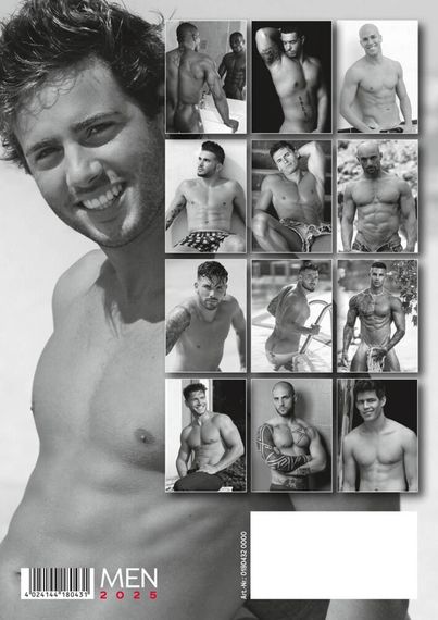 Календар з чоловіками PIN-UP Calendar Soft Men, 2025