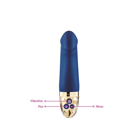 Вібратор Mystim Real Deal Neil Blue, потужний мотор, 8 режимів | Зображення 3