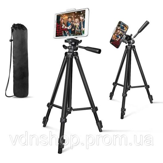 Портативний штатив для телефону і фотоапарата Tripod, Штатив для камери вертикального знімання RZ-47 | Зображення 9