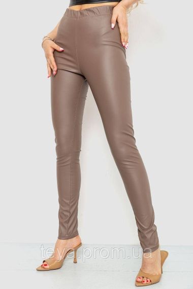 Лосини жіночі колір коричневий розмір M FA_007419 | Зображення 2