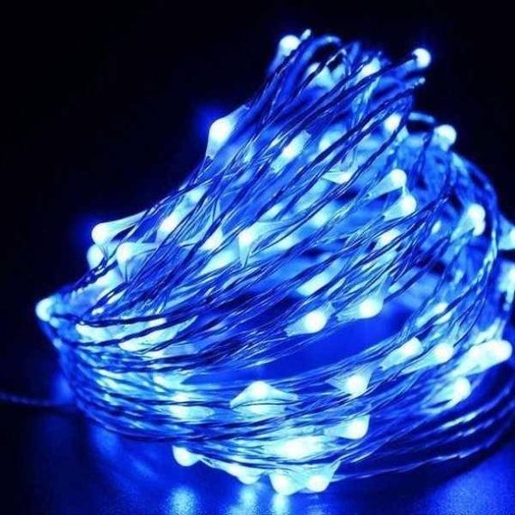 Гірлянда Кінський хвіст 510 LED 17 ліній Синій