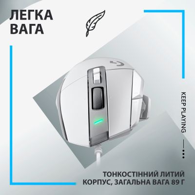 Мышка Logitech G502 X USB White (910-006146) | Зображення 5