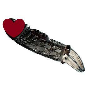 Насадка з вібрацією CECELIA (чорна) Sex Aura