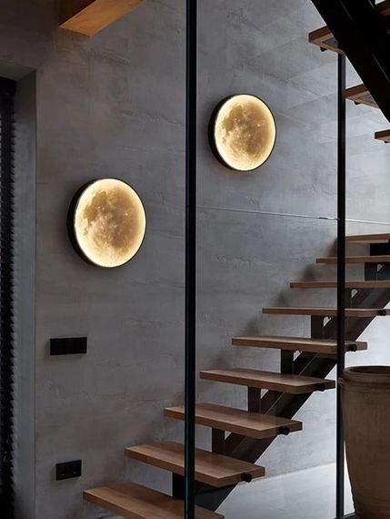 Сучасний круглий світильник стельовий LED для кімнати кухні ванної 26237 Коричневий 4х30х30 см. | Зображення 2