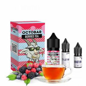 Набір для самозамісу сольового Octobar NFT 10 мл 0-50 мг Berries Tea Ягідний чай (16122-hbr)