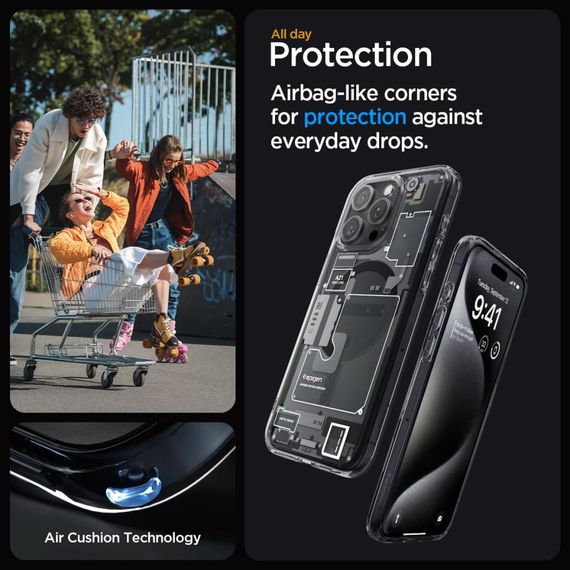 Чохол до мобільного телефона Spigen Apple iPhone 15 Pro Ultra Hybrid MagFit Zero One (ACS06721) | Зображення 5