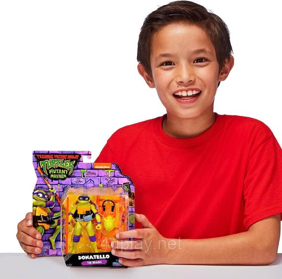 Фігурка Черепашки-ніндзя Донателло 11,5 см Teenage Mutant Ninja Turtles Mutant Mayhem 4.5” Donatello TMNT Оригінал | Зображення 4