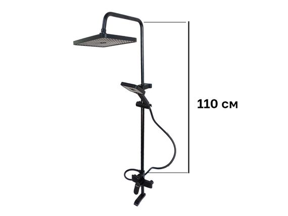 Душова система MILLZ зі змішувачем на 3 функції чорний MRS-AL-C32 (black) 1/5 | Зображення 7