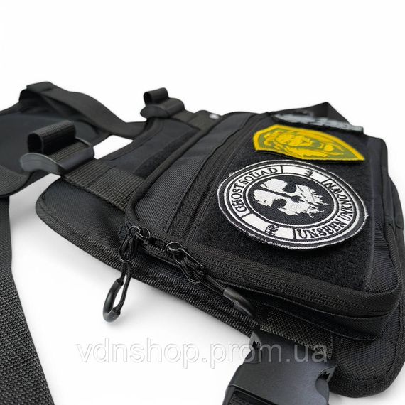 Чоловіча тактична сумка барсетка через плече, Сумка-кобура для чоловіків, Сумка чоловіча тактика TI-30 | Зображення 3