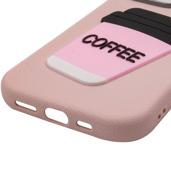 Чохол TPU Leather Toys для Apple iPhone 11 Pro (5.8") Coffee / Pink | Зображення 3