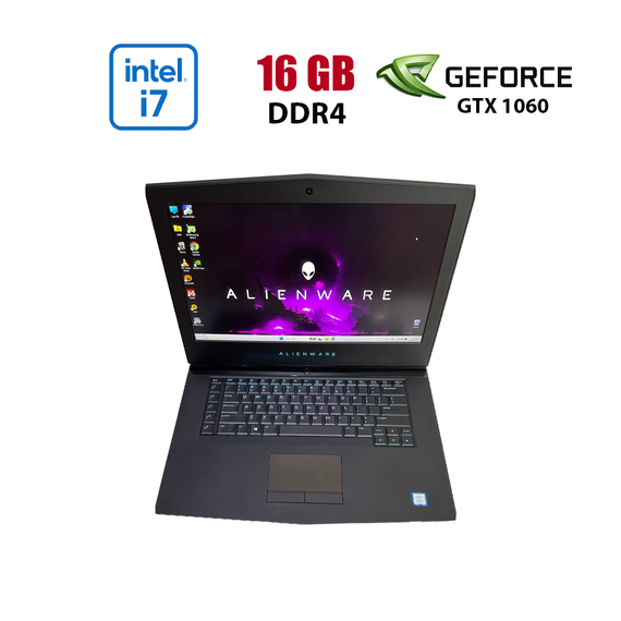 Игровой ноутбук Dell Alienware 15 R4 / 15.6" (1920x1080) IPS / Intel Core i7-8750H (6 (12) ядра по 2.2 - 4.1 GHz) / 16 GB DDR4 / 256 GB SSD + 500 GB HDD / nVidia GeForce GTX 1060, 6 GB GDDR5, 192-bit / WebCam б/у