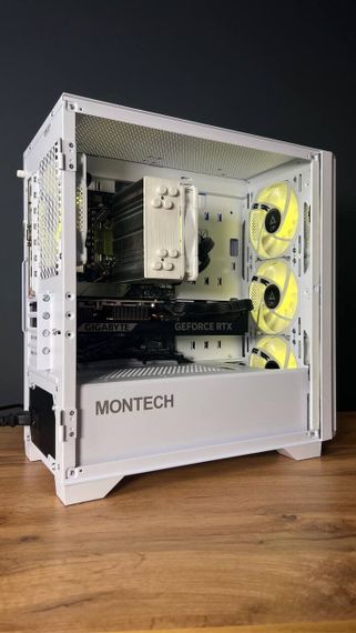 Збірка під замовлення: комп'ютер Montech Air 1000 ARGB White Tower / AMD Ryzen 7 7700 (8 (16) ядер по 3.8 - 5.3 GHz) / 32 GB DDR5 / 1000 GB SSD M.2 / nVidia GeForce RTX 5070, 12 GB GDDR7, 192-bit / 750W | Зображення 2