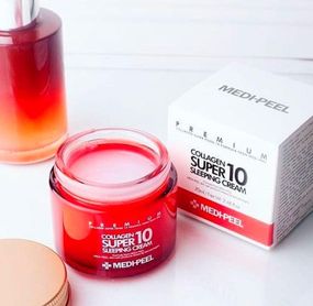 Омолаживающий крем Medi-Peel Collagen Super10 Sleeping Cream с коллагеном 70 мл