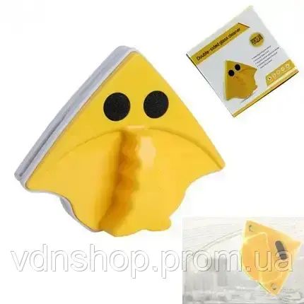 Кутова магнітна щітка для миття вікон скляних дверей OEM з двох боків 3-8мм | Зображення 1