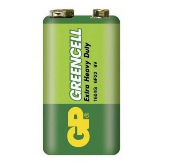 Батарейка сольова V9 (пл-1шт) GP Greencell