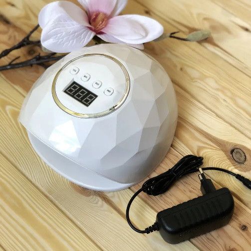 Лампа для манікюру та педикюру UVLED SUN F6 86 Вт для сушіння гель лаку Біла | Зображення 4