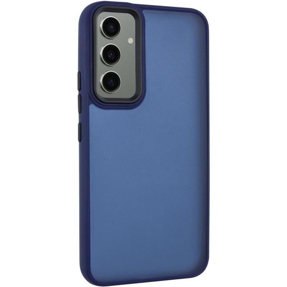 Чохол TPU+PC Lyon Frosted для Samsung Galaxy A57 5G Navy Blue