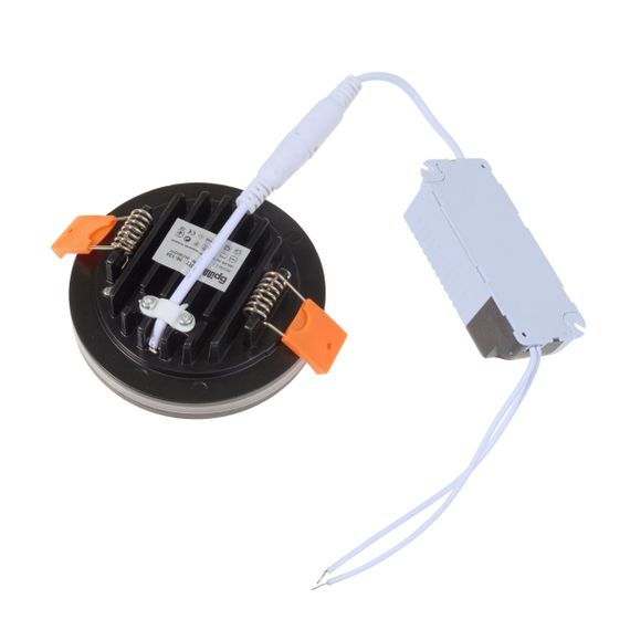 Светильник точечный в ванную LED HDL-DS 144 11W BK | Зображення 7