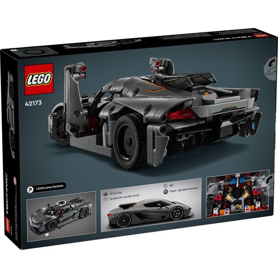 Конструктор LEGO Technic Koenigsegg Jesko Absolut — сірий гіперкар (42173) | Зображення 7