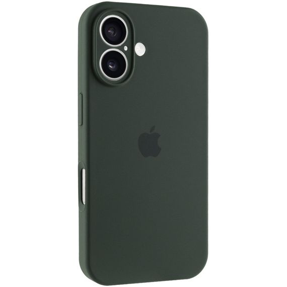 Чохол Silicone Case Full Camera Protective (AA) для Apple iPhone 16 Plus (6.7") Зелений / Cyprus Green