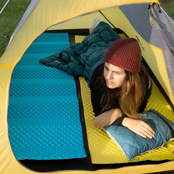 Килимок складний IXPE NaturehikeThickened NH20FCD07, алюмінієва плівка, 25 мм, жовтий | Зображення 7