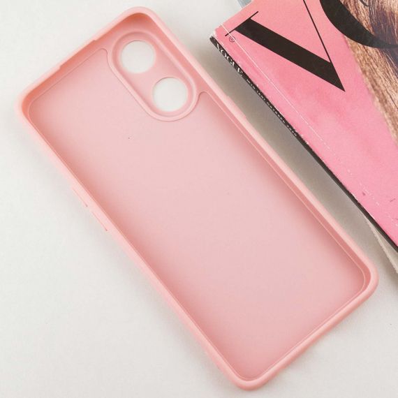 Силіконовий чохол Candy Full Camera для Oppo Reno 8 T 4G Рожевий / Pink Sand | Зображення 2