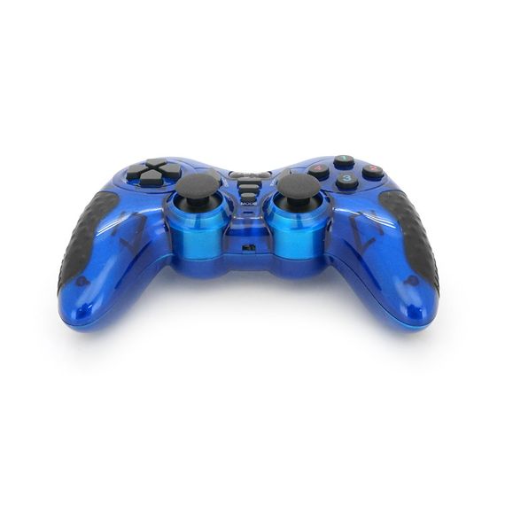 Геймпад бездротовий 7 в 1 для PC/PS1/PS2/PS3/PC360/TV/TV BOX/Android/Win10, живлення від 2*ААА(немає в помплекті), Blue, Blister | Зображення 3