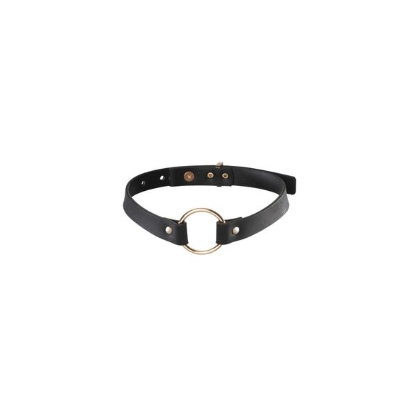 Чокер из экокожи Bijoux Indiscrets Maze – Single Choker, Черный, One Size | Зображення 2