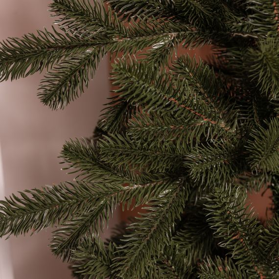 Лита штучна ялинка зелена 120 см на пластиковій підставці SOK-M-D-4 | Зображення 4