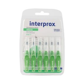 Міжзубна щітка INTERPROX 4G MICRO 1.1 мм, 6 шт. (DENTAID)