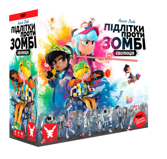 Настольная игра Зомби в городе (Zombie Teenz Evolution)