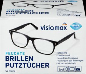Visiomax Brillenputztucher Салфетки для протирки очков, 52 шт.