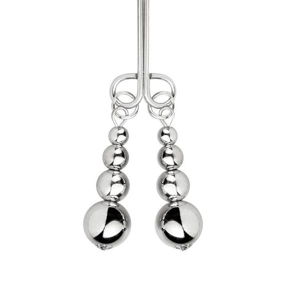 Зажимы для сосков и клитора Bedroom Fantasies: Nipple and Clitoris Clamps - Silver sexstyle | Зображення 5