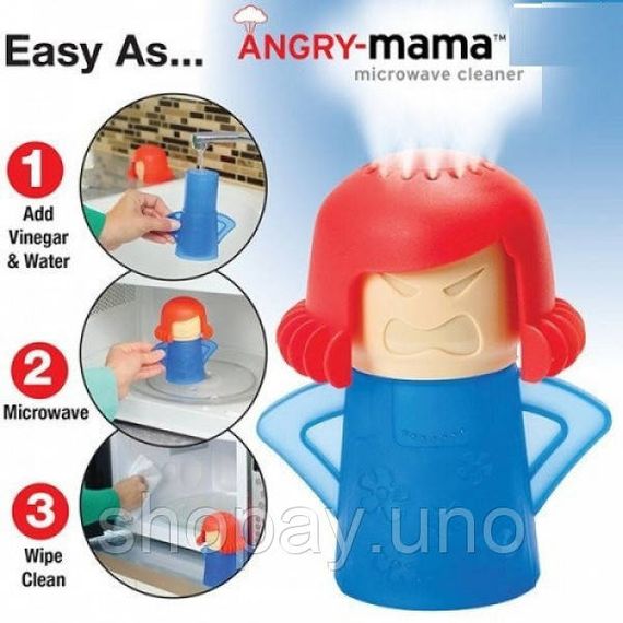Очищувач мікрохвильової печі Angry Mama | Зображення 3