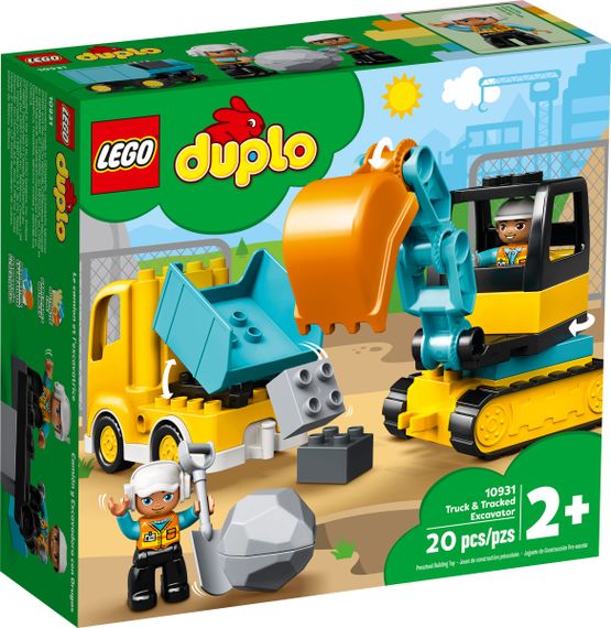 Конструктор LEGO DUPLO Вантажівка і гусеничний екскаватор 10931 (10931) | Зображення 8