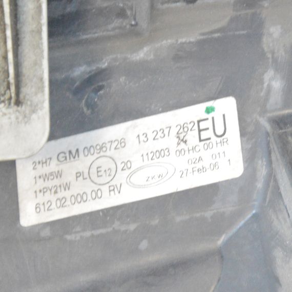 Фара права лінзована Opel Corsa C 2000-2007 Фара передня права Опель Корса Ц 13237262 | Зображення 4