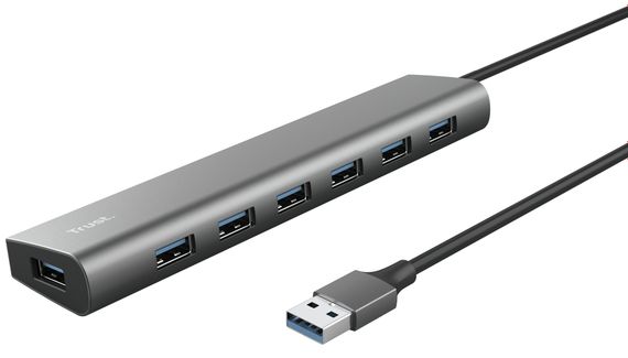 USB-хаб Trust DALYX 7-IN-1 USB-A 3.2 ALUMINIUM (24967_TRUST)