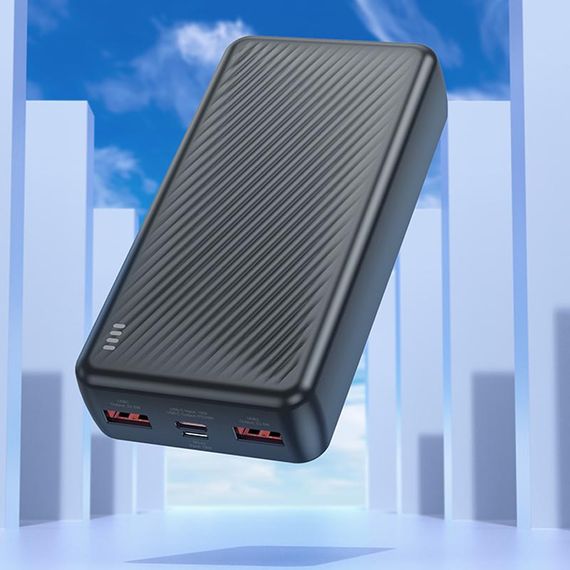 Портативний ЗП Power Bank BOROFONE BJ56A Graceful 22,5W+PD20W 20000 mAh Black | Зображення 1
