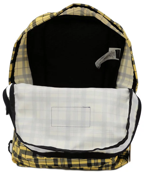Міський рюкзак 25L Jansport Superbreak жовтий в клітинку | Зображення 6