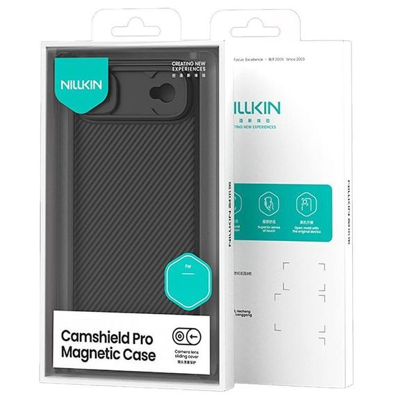 Карбонова накладка Nillkin CamShield Pro Magnetic Apple iPhone 17 Air (6.5") Black | Зображення 5