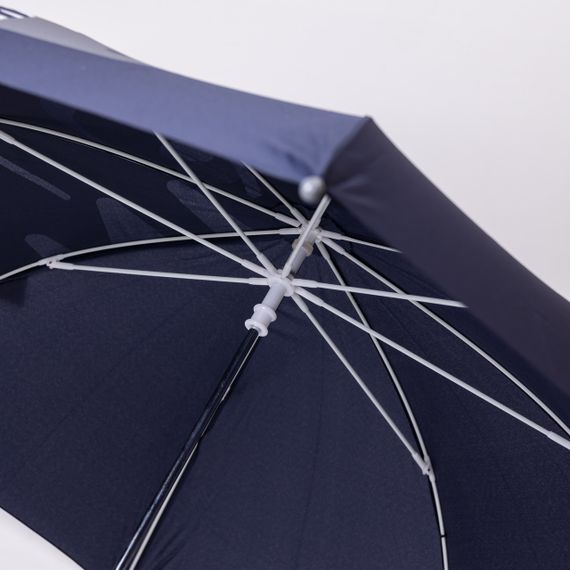 Класична дитяча парасолька-тростина механічна з поліестеру міцна надійна 8 спиць діаметр 89 см Синій HP-23-12BL | Зображення 2