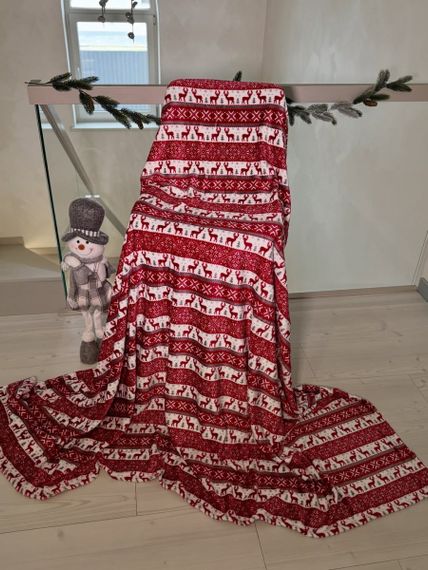 Плед флісовий Dushka Home Merry Christmas 10 21480 160х215 см