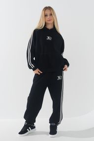 Костюм худі+штани для дівчинки Yekipeer 5022 158 см Чорний (2000990689030W) shop (2000990689030)