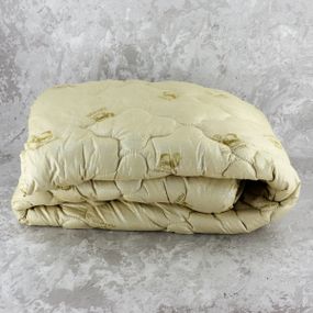 Ковдра закрита овеча вовна (Мікрофібра) PURE WOOL Двоспальна Євро 200х220 55091