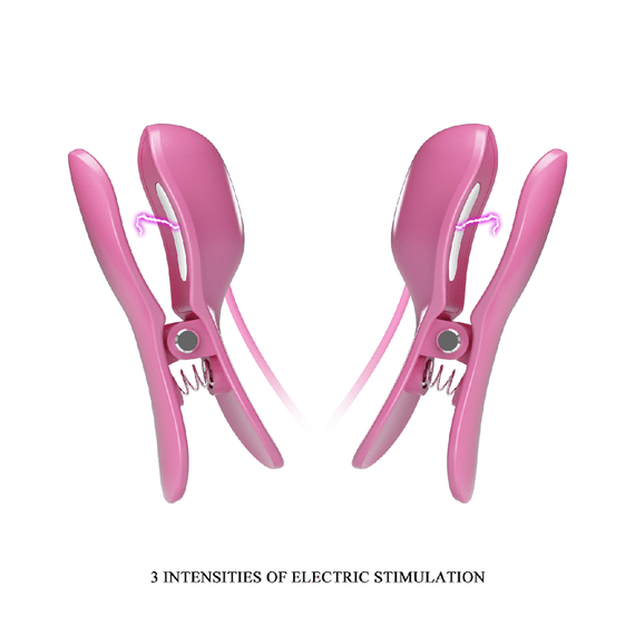 Затискачі для сосків - Pretty Love Nipple Clip Romantic Wave II Pink sexstyle | Зображення 7