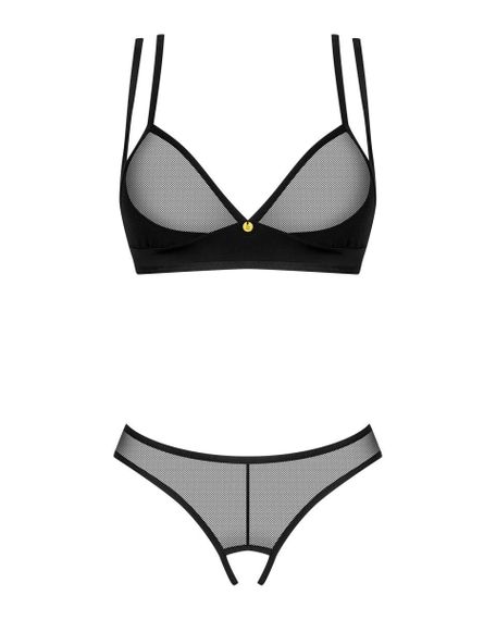 Комплект сетка XS/S Nesari Obsessive, с открытым доступом, черный sexstyle | Зображення 2