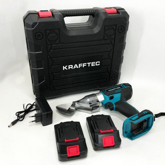 Ножиці по металу для профнастилу Krafftec, Електроножиці по металу листові Електричні ножиці WL-63 | Зображення 4