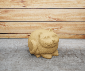 Статуетка  товстий кіт (Fat Cat) Тілесна